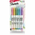 Newell Brands Sharpie Marker, S-Note, Chisel Tip, AST, 6PK SAN2148157